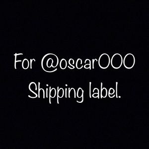 @oscar000 shipping label :)