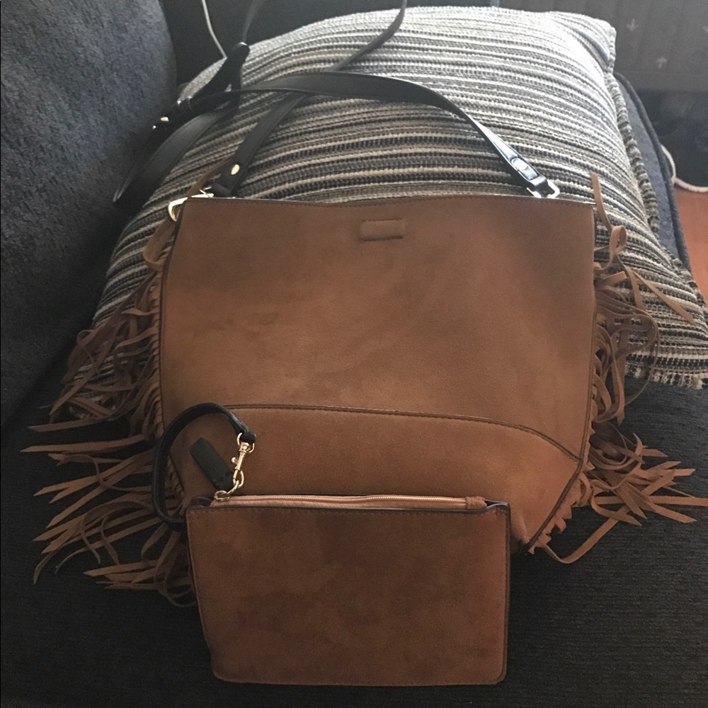 Price Drop Calvin Klein reversible fringe