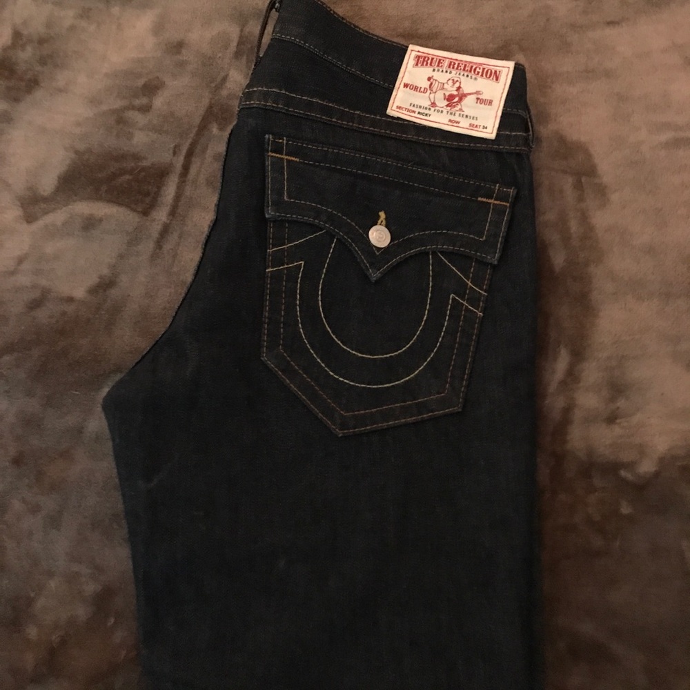 Men's True Religion Jeans.