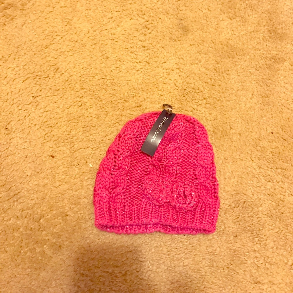 Pink girls faded glory hat