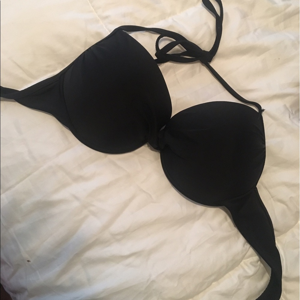 Push up black Bikini Top