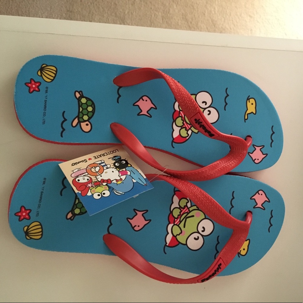 Sanrio flip flops!