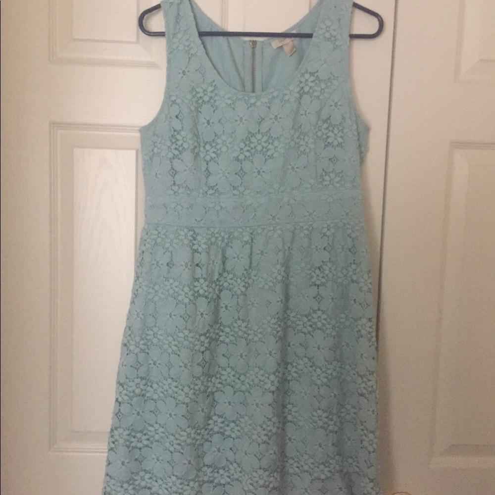 Loft dress robin blue
