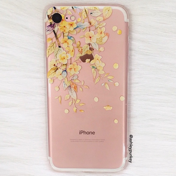 Daisys Boutique Accessories - ❤️SALE❤️ yellow floral iPhone 7 phone case