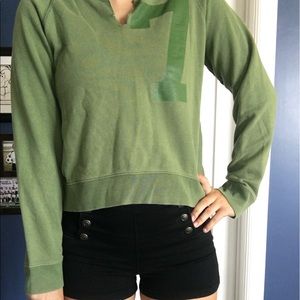 Number 7 green light sweatshirt