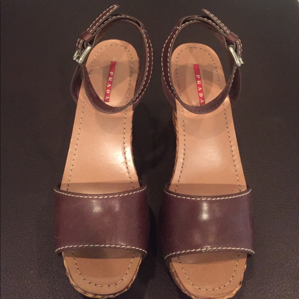 New Authentic Prada Wedge
