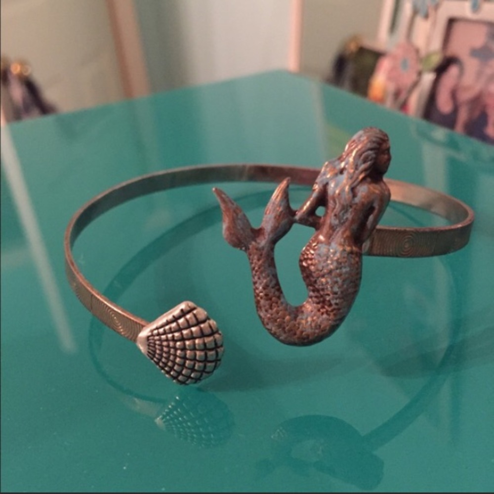 Vintage Mermaid Cuff