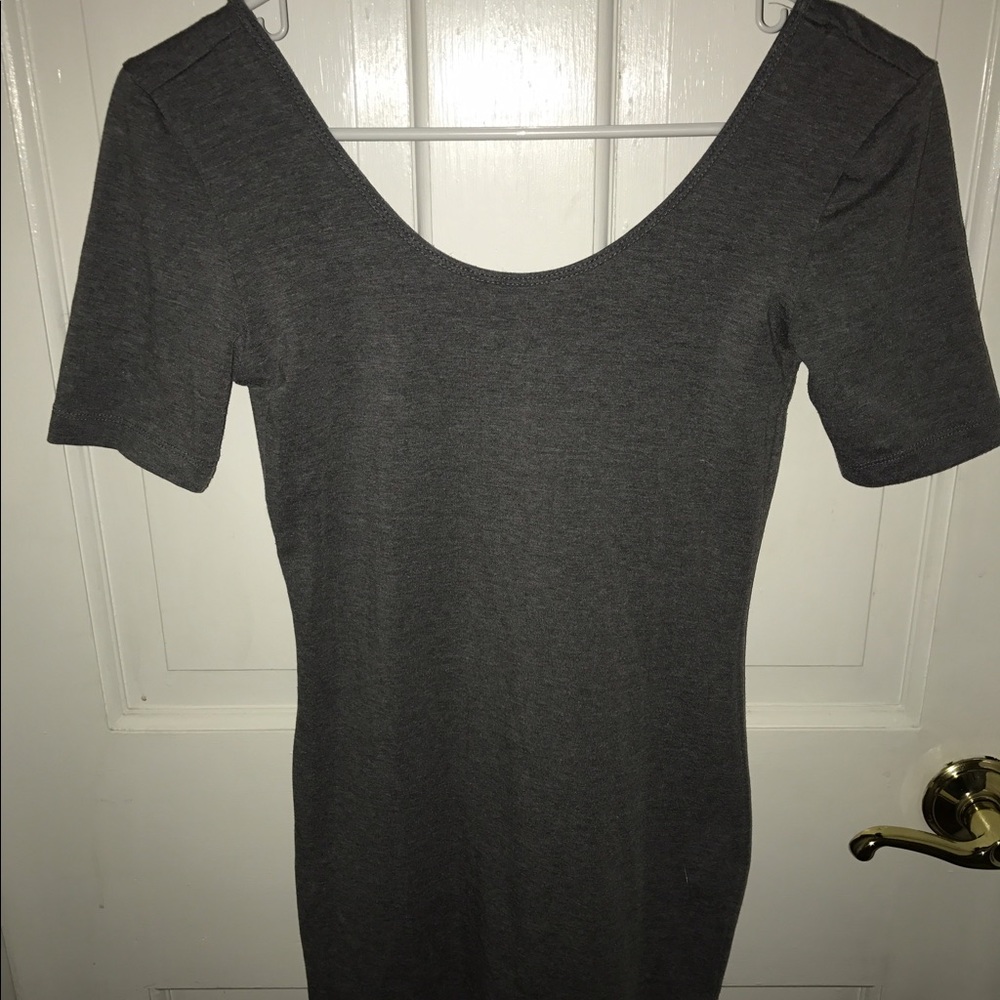 Bodycon grey dress