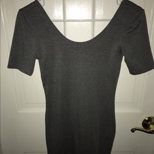 Bodycon grey dress
