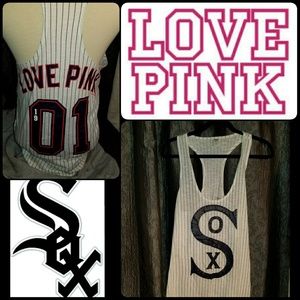 🆕️WHITE SOX TANK BY PINK