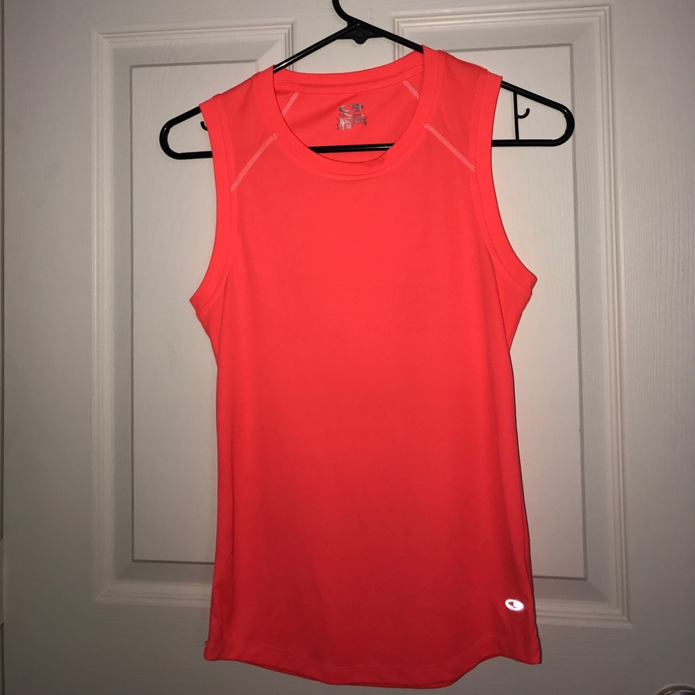 Neon orange Champion tank