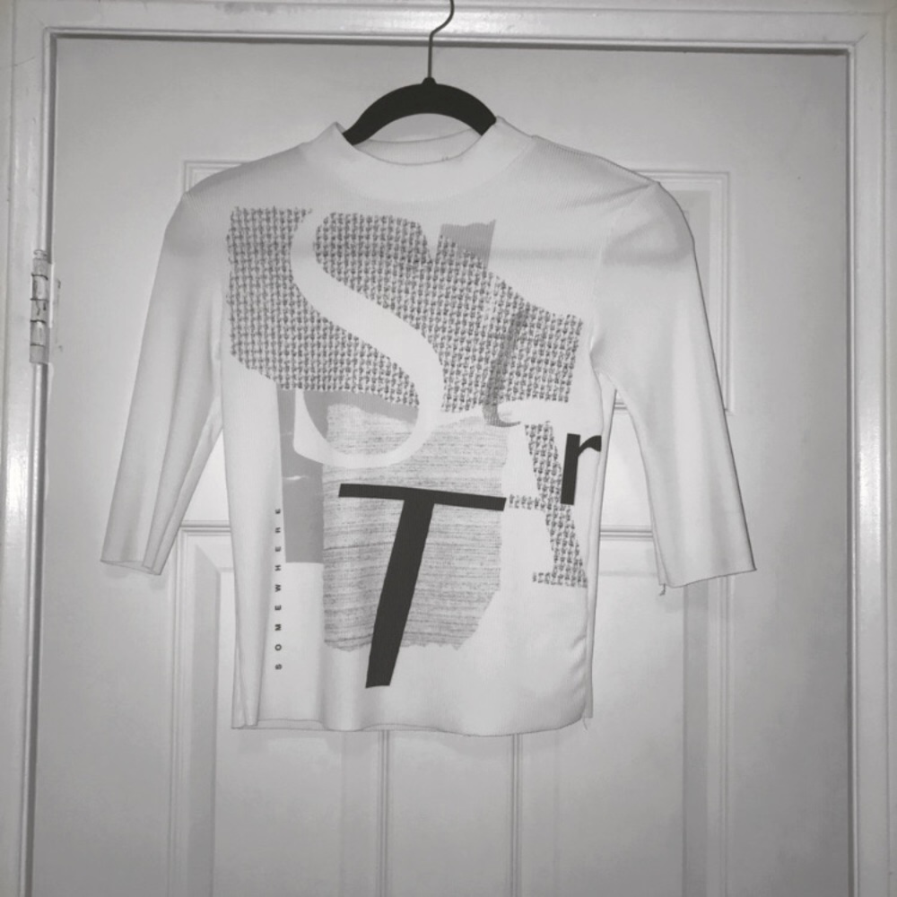 Vintage looking top from Zara