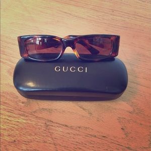 Gucci tortoise sunglasses