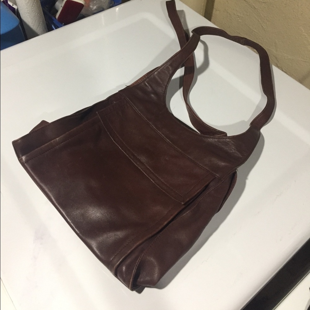 Vintage Crossbody Fossil Leather