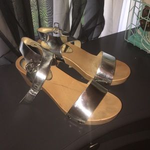 Kurt Geiger wooden clogs