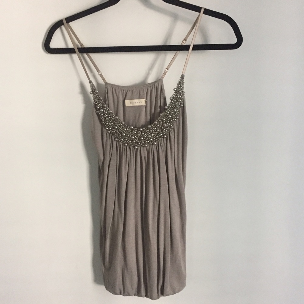 Phanuel beaded detail tank top