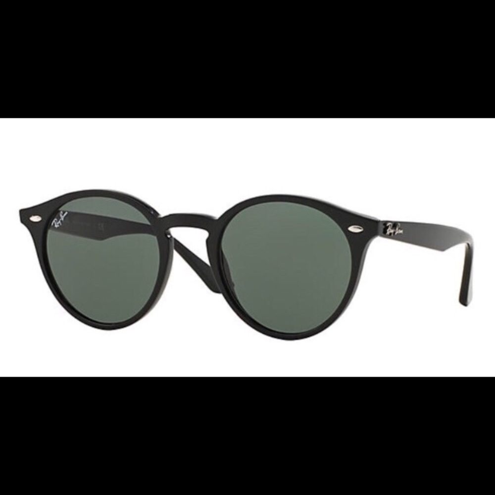 Ray-Ban black round sunglasses RB2180