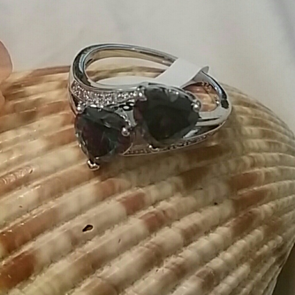 NWT Sterling Silver and Alexandrite Heart Ring