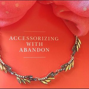 Beautiful Gold and abalone necklace!