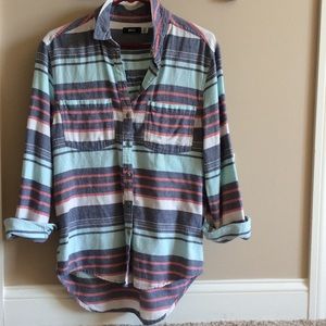 BDG Striped Flannel