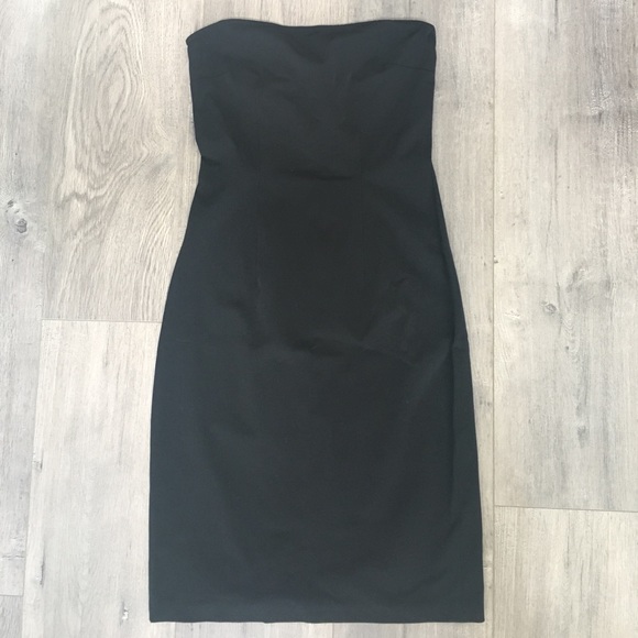 Guess Collection Black Strapless Dress - Picture 1 of 3