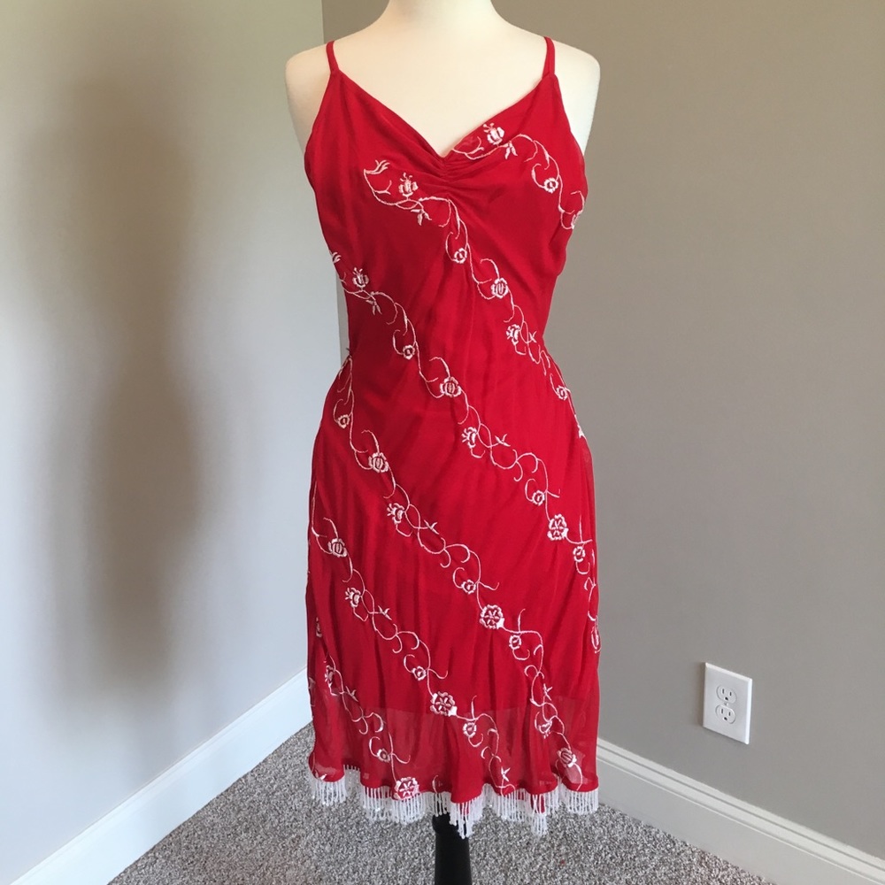 Vintage Betsey Johnson chiffon dress