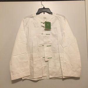 NWT KATE SPADE Chinese-Style Shirt
