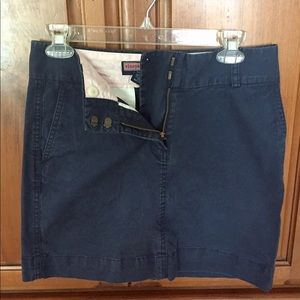 Vineyard Vines Navy Chino Skirt