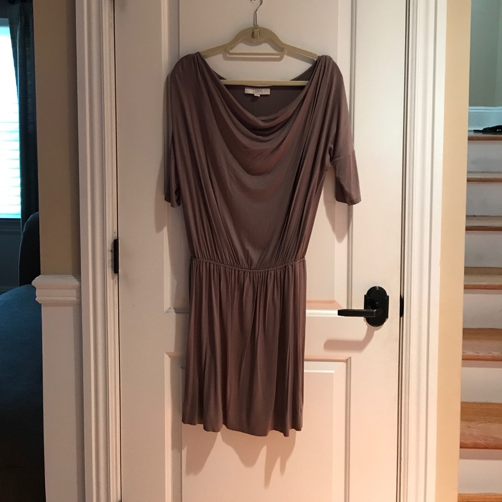 Taupe Jersey knit dress