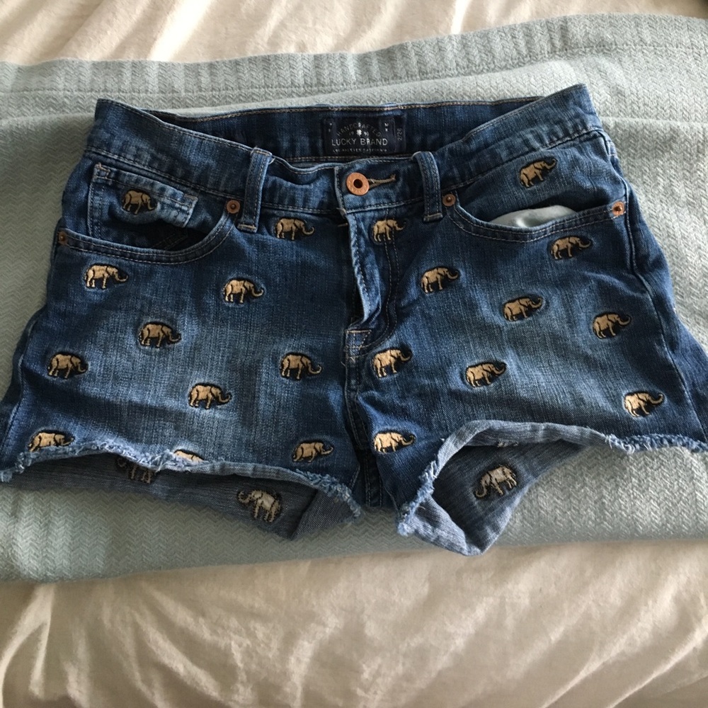 Lucky Brand Shorts with Elephants