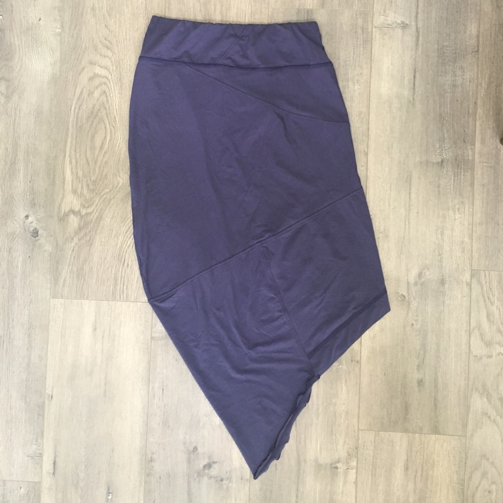 Sisley Asymmetrical Purple Skirt