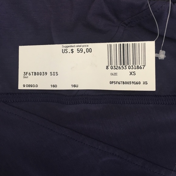 Sisley Asymmetrical Purple Skirt - Picture 3 of 3