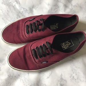Maroon Vans