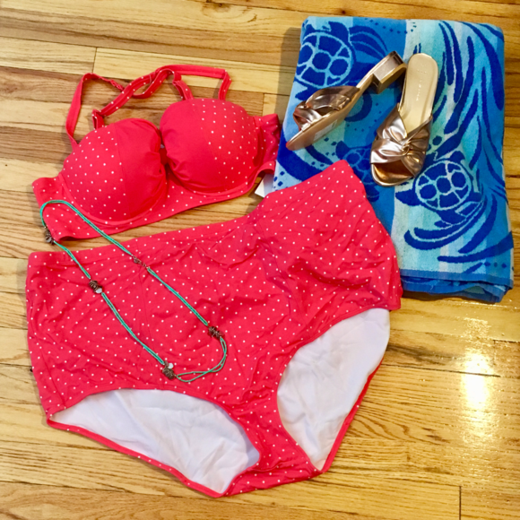 torrid Other - Torrid Multi-Way Push Up Polka Dot Bikini Top