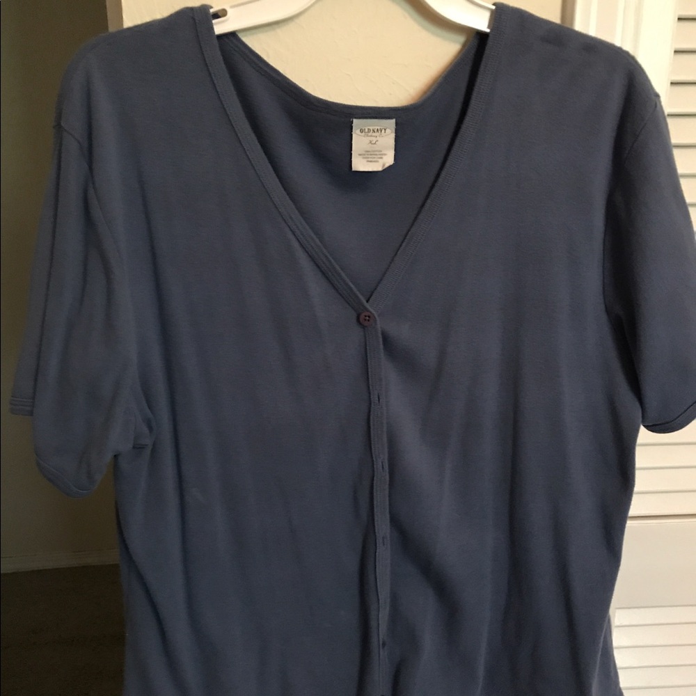 Women's Old Navy XL 100% cotton button up shirt
