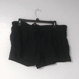 Black Drawstring Swim Short