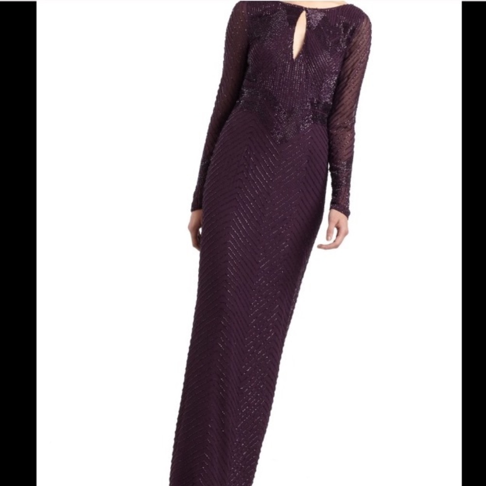 Aidan Mattox Beaded Gown