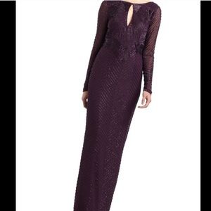 Aidan Mattox Beaded Gown