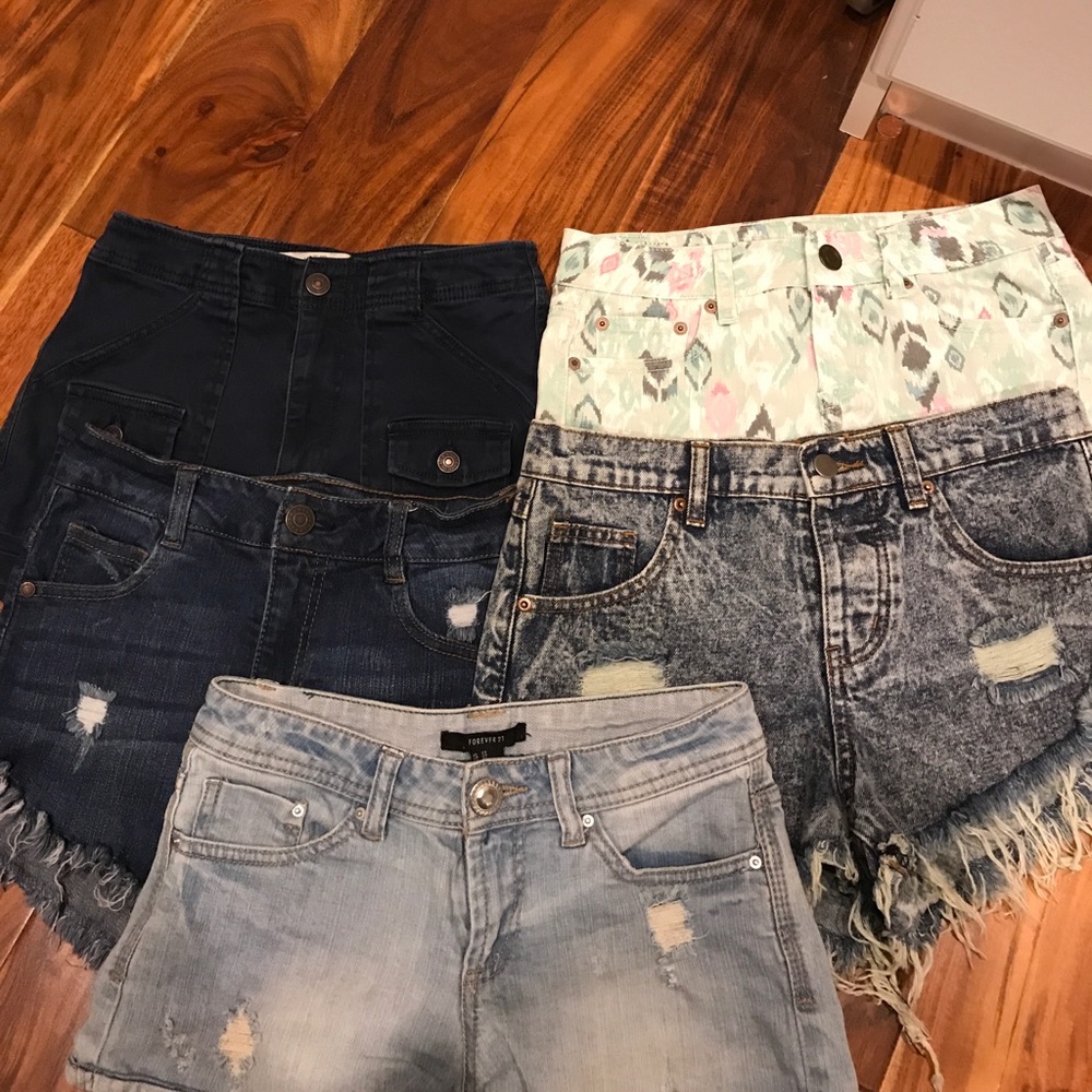 (5) pair of shorts.