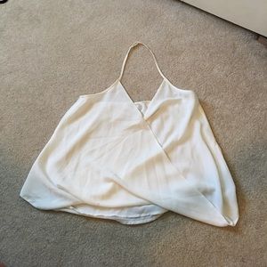 White halter top