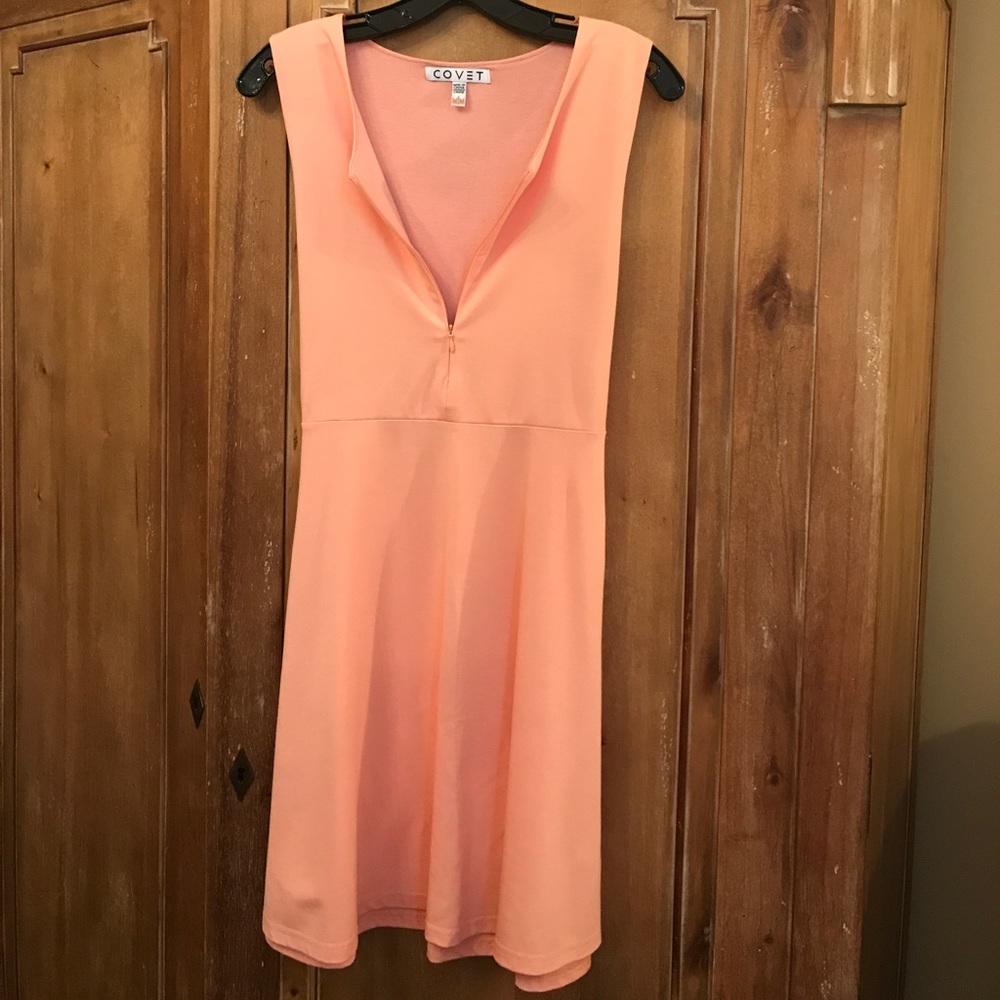 Covet peach dress