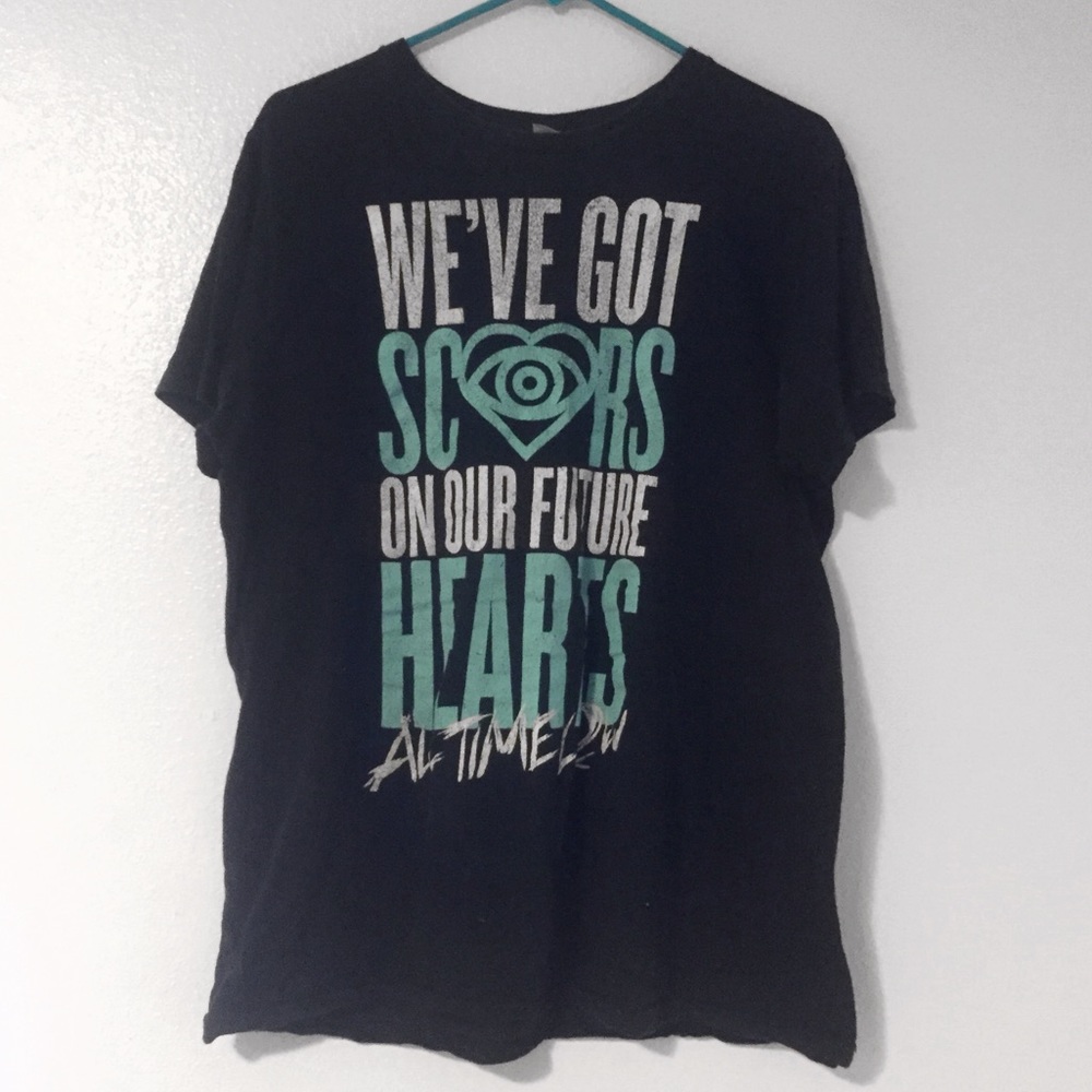 Black All Time Low T Shirt