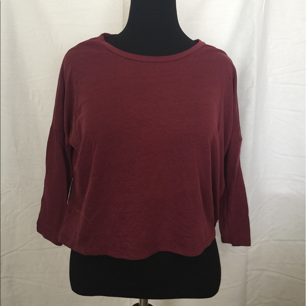 Old Navy Red Boyfriend Top