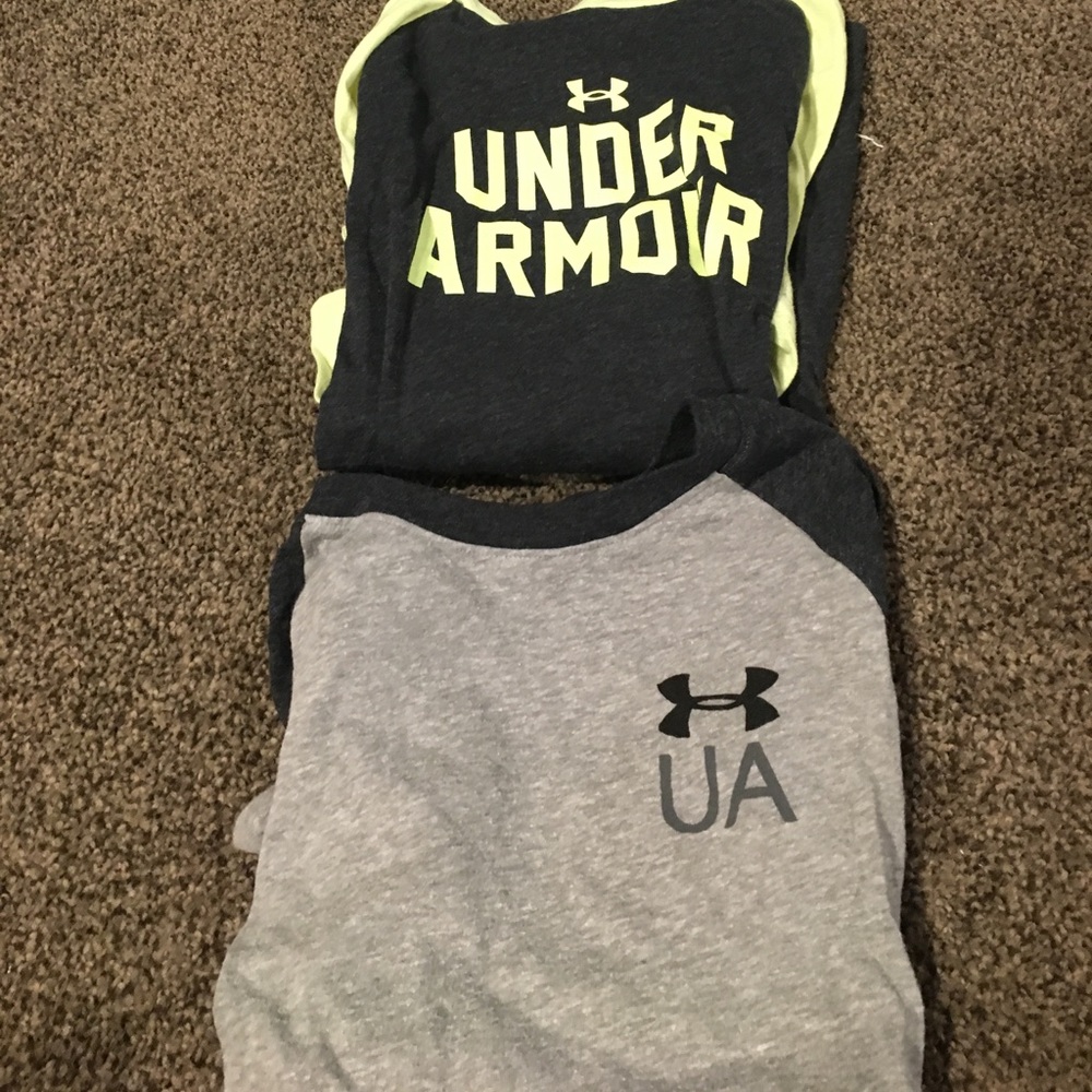 Under armour baseball tee