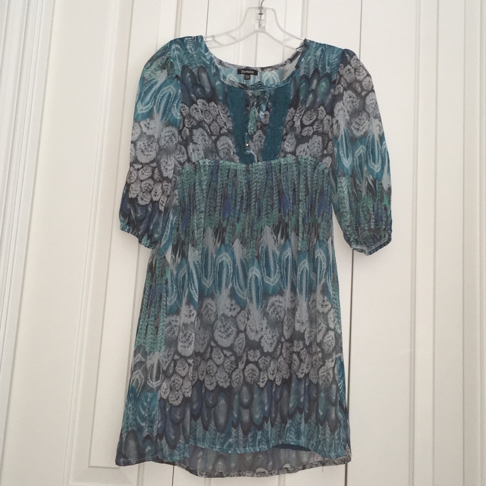 Zunie blue tween dress
