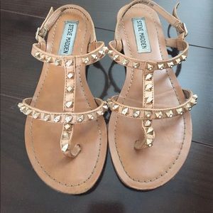 Steve Madden Stud Flat Sandals (Sabela)