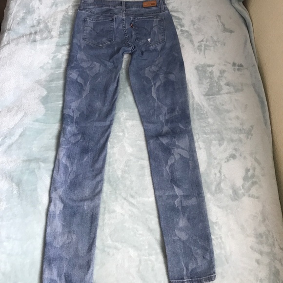 Levi's Acid Wash Modern Rise Skinny Jeans - Picture 2 of 6