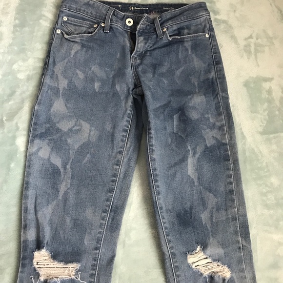 Levi's Acid Wash Modern Rise Skinny Jeans - Picture 6 of 6