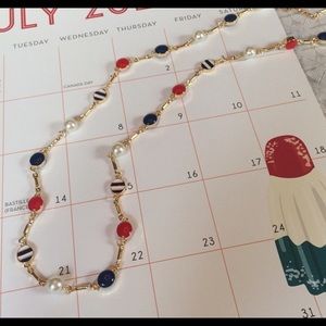 RED, WHITE, and BLUE necklace