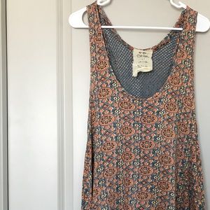 gently used colorful Free People tunic dress